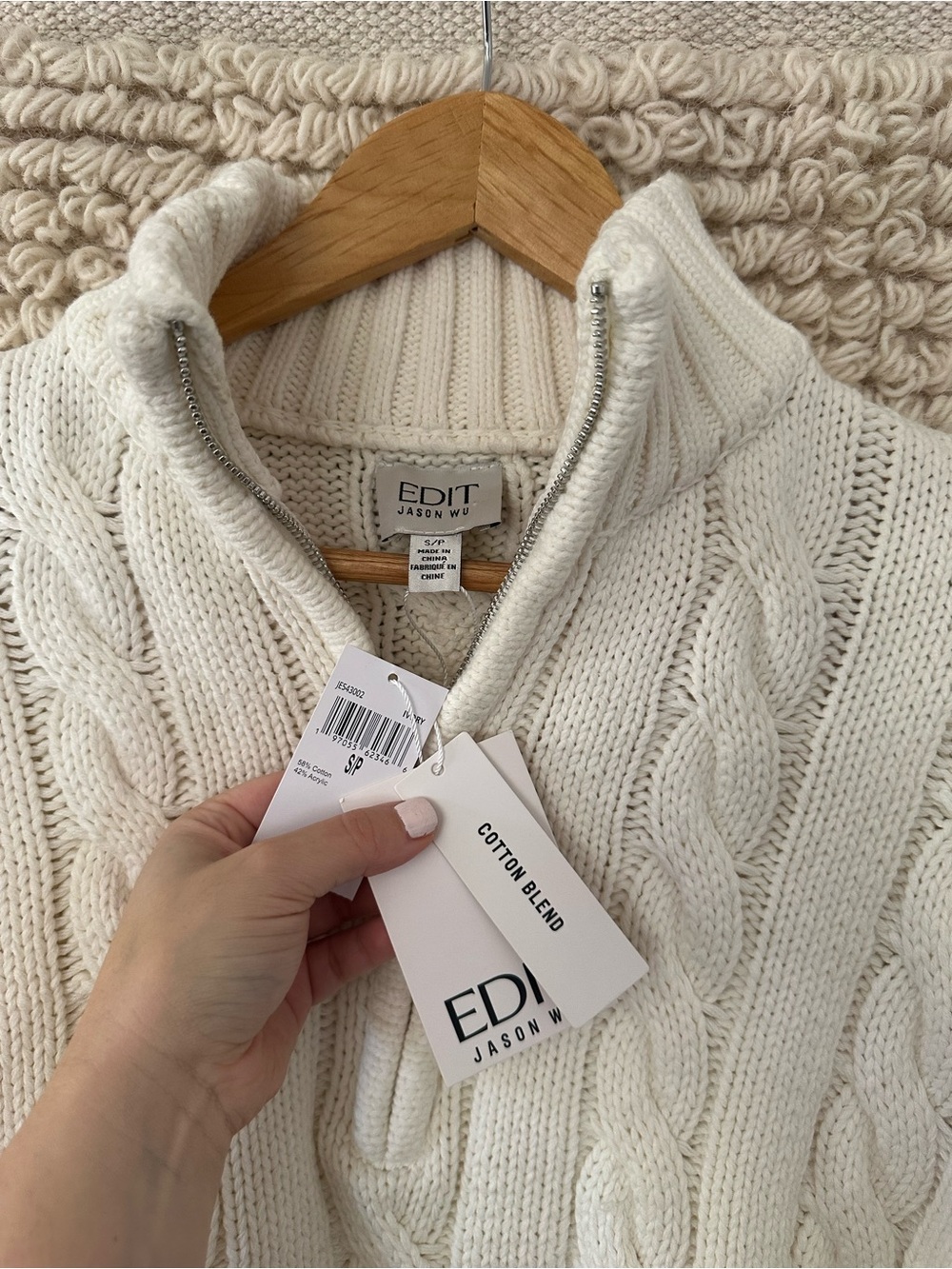Jason Wu Edit Cable Knit Sweater NWT - Picture 3 of 6